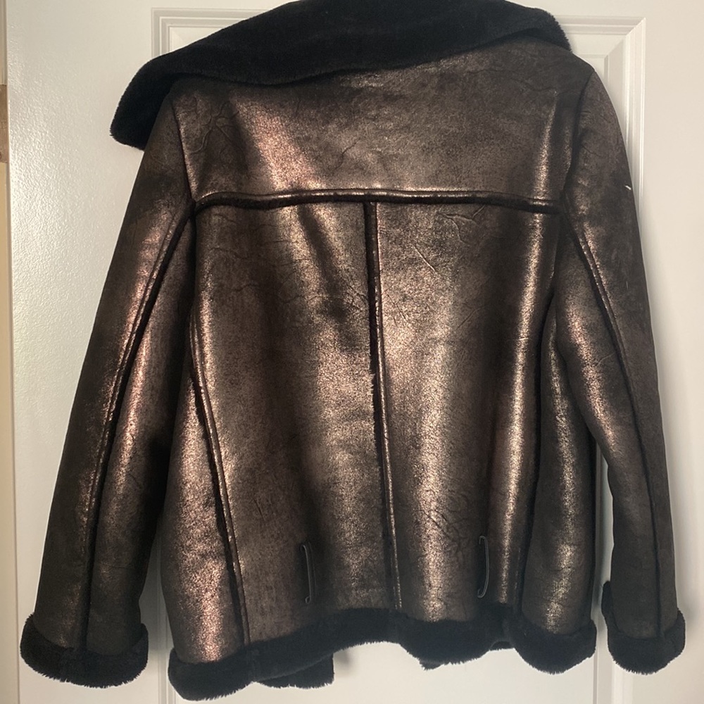 Sunset + Spring Metallic Moto Jacket - Picture 5 of 7